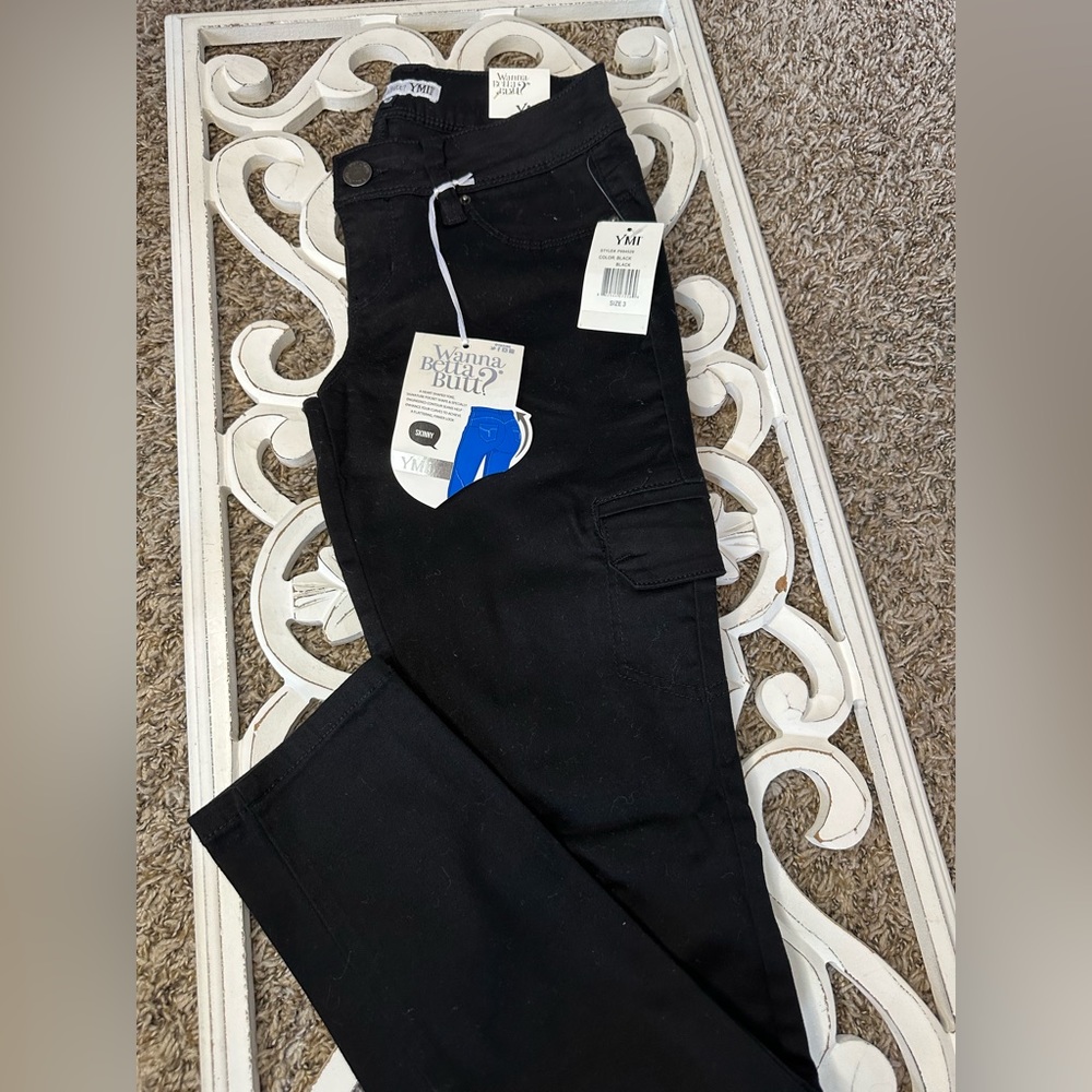 Ymi wannabettabutt denim skinny jeans with side pockets! BRAND NEW WITH TAGS! - Picture 4 of 15